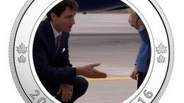 Pièce en argent pur commémorant la visite royale au Canada en 2016