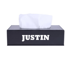 Le papier-mouchoir Justin, bientôt disponible au Canada